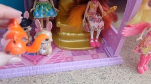 Обзор всех домиков Часть 2. Королевский замок Фелисити Фокс Энчантималс и куклы Royal Enchantimals