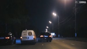 BMW X5M VS Mercedes Benz ML-63AMG night Moscow