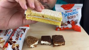 ASMR Kinder Chocolate Party Mukbang (Eating Chocolate, Pingui, Bueno, Maxi King, Candy Choco Bons)