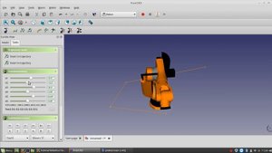 Robot Work Bench  FreeCAD Kuka Robot Simulation