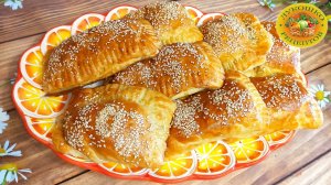 ? Слойки с картофелем и грибами - готовятся быстро, а съедаются еще быстрее!