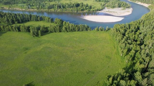 Участок на берегу Катуни 3,2га за поселком Замульта смотреть онлайн