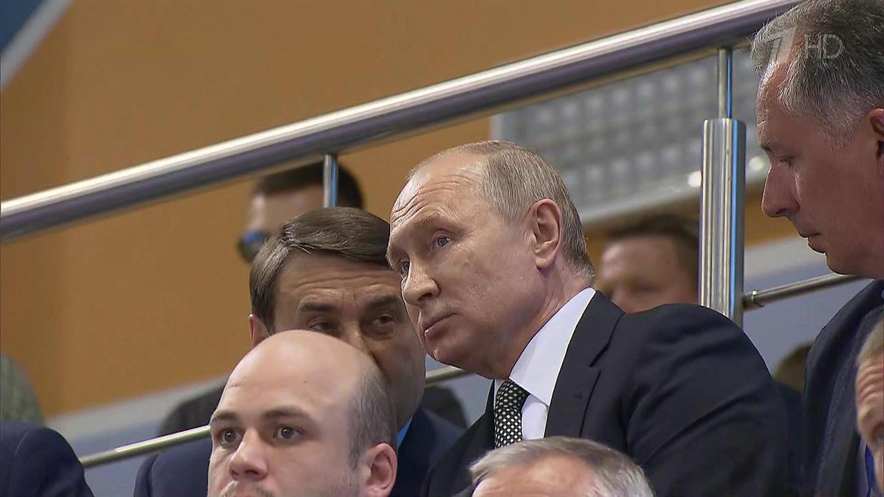 Владимир Путин присутствует на церемонии закрытия Вторых Европейских игр в Минске