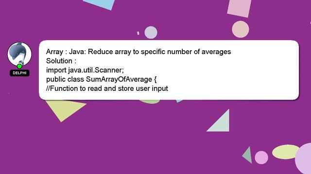 Array : Java: Reduce array to specific number of averages смотреть онлайн