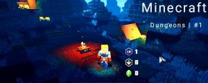 Прохождение Minecraft Dungeons #1! Побережье кальмаров
