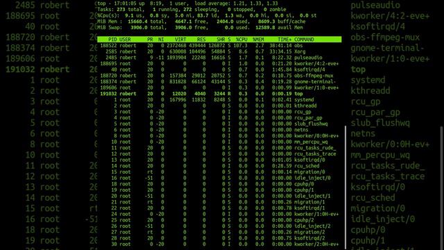 The 'top' Command In Linux смотреть онлайн