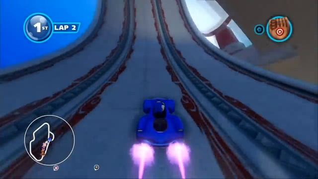 Sonic & All-Stars Racing Transformed (PS3): Ocean View - Expert - Sonic смотреть онлайн