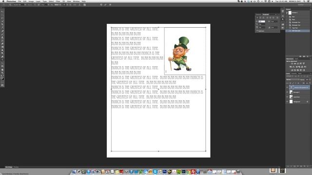 How to wrap text around an image in Photoshop CS6 смотреть онлайн