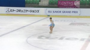 ISU 2014 Jr Grand Prix Ljubljana Ladies Short Program Yuka NAGAI JPN