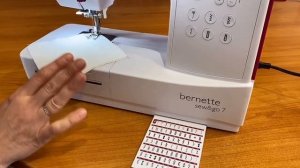 Обзор швейной машины Bernette Sew&go 7