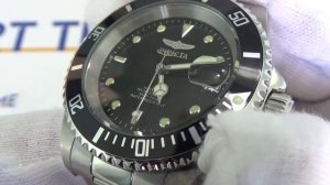 Видео обзор механических часов Invicta Automatic Pro Diver 200M Black Dial 8926OB