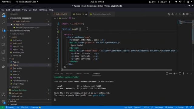 How To Use Antd Modal In ReactJs | React