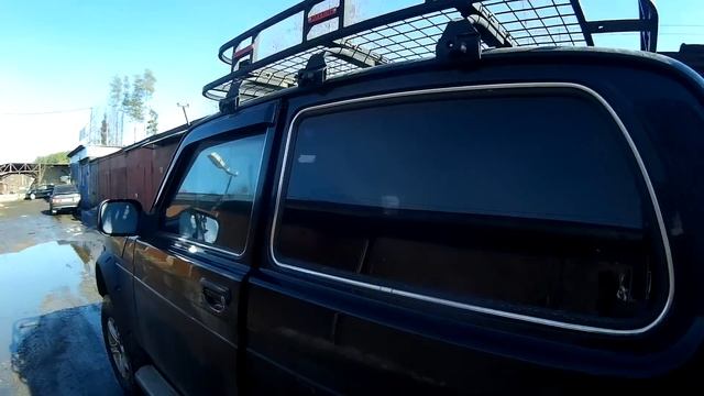 Установили жёсткий потолок на НИВУ (ВАЗ 21214) Тюнинг НИВА смотреть онлайн
