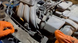 Nissan Micra K13 Engine HR12DE oil, oil and air filter change, screen fluid top up coolant check