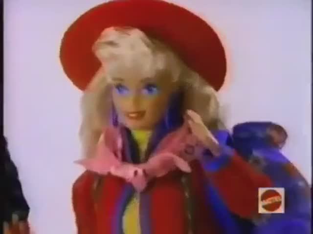 1990 Реклама куклы Барби Benetton Barbie
