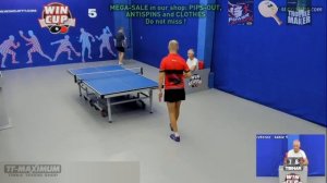 АТАКА, БЛОК и КОНТРАТАКА - УМНАЯ ИГРА в настольный теннис: Попов Антон, игрок тактического стиля