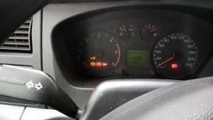 Убирание сервисного ключа на панели форд транзит