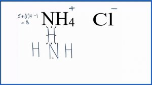 NH4Cl  Lewis Dot Structure (Ammonium Chloride)