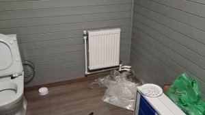 Простая система отопления в каркасном доме с электрическим котлом.