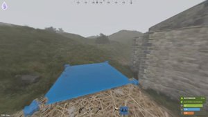 Безумно длинный дом под защитой электричества и турелей в игре Rust/Раст