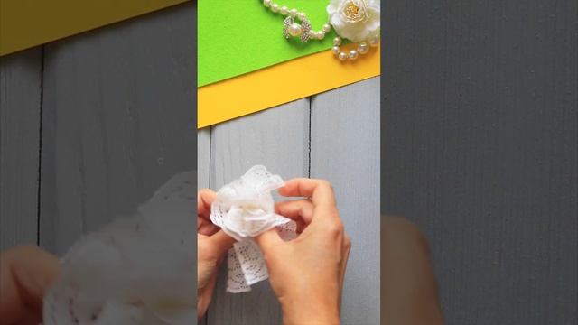 ПОТРЯСАЮЩИЕ Розы из ажурных салфеток ⚡Цветы своими руками
