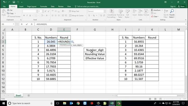 68* How to use ROUND formula in Excel {Hindi} смотреть онлайн
