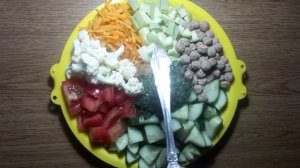 ДИЕТИЧЕСКИЙ салат АССОРТИ с СЕКРЕТНОЙ заправкой. РЕЦЕПТ для ПОХУДЕНИЯ. Отбивает АППЕТИТ. ТУТСИ.