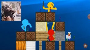 музыка на гитаре Майнкрафт против Стикмен