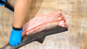 🐟🔪 АКУЛА потрошим и разделываем