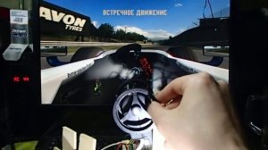 Самодельный руль для компьютера, тест обратной связи(Force Feedback) в Live For Speed
