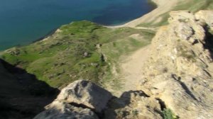 Вид со скалы хребта Биюк-Янышар. Орджоникидзе. Крым