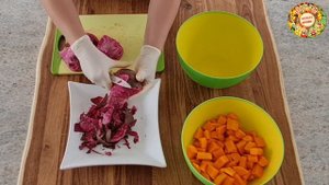 Тыква и свекла запечённые в духовке // Вкусная и полезная еда #vegan
