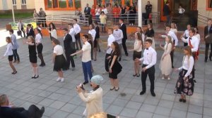 флешмоб детей и учителей гимназия 1517  последний звонок 2016