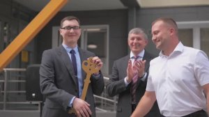 Ceremony of Handing Over the Key to the New Dormitory