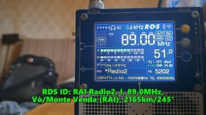 18.07.2024 15:52UTC, [Es], RAI Radio2, Италия, 89.0МГц, 2165км