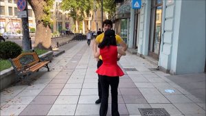 Девушка Танцует Очень Красиво На Улице Руставели Чеченская Песня Тбилиси Лезгинка 2022 ALISHKA Danc
