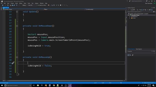 Unity Tutorial | Clicking and Dragging 2D Sprites – смотреть онлайн ...