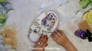 ? СОВА? ВЖИВЛЕНИЕ КАРТИНКИ В СПИЛ ДЕРЕВА? МАСТЕР КЛАСС? ДЕКУПАЖ?