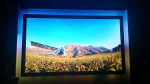 Optoma HD300X projector  / 100" screen frame / Adalight 125 leds / WS2801 / AmbiBox soft - DEMO 3