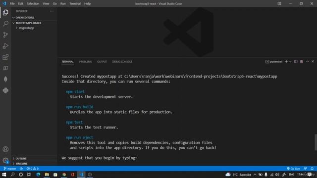 1 Create React App and Start Dev Server смотреть онлайн