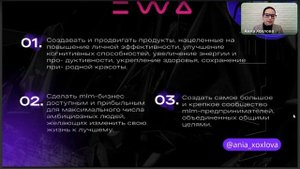 Презентация EWA PRODUCT/ ЭВА ПРОДУКТ для новичка