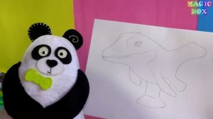 Завры антистресс из бумаги своими руками Сквиши динозавры