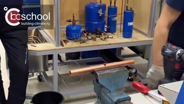 Как сделать тройник из медной трубы? | ЦПК Билдинг Климат° смотреть онлайн