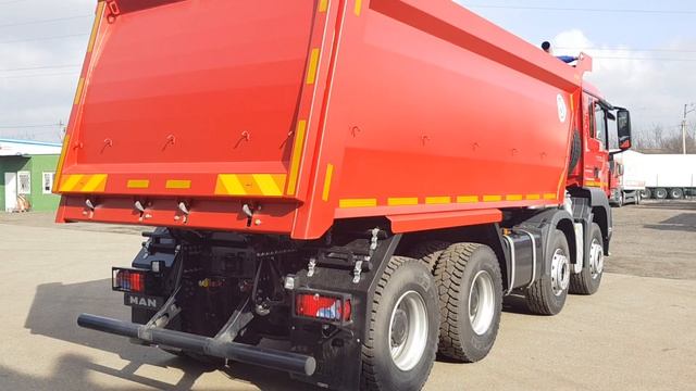 Самосвал БЦМ-59.5 на шасси MAN TGS 41.440 8x4 BB-WW_2019 смотреть онлайн