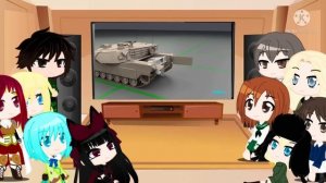 Girls und Panzer and GATE react to M1A2 Abrams | Gacha Club Reaction Season 2 Part 2 ( 1/2 )