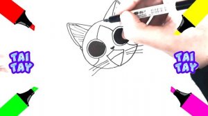 Как нарисовать КОТА АНИМЕ поэтапно Легкий Рисунок Кота