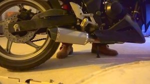 Honda Cbr 250 Akrapovic Egzoz Sesi