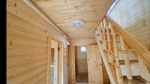 Каркасный дом 6х6 полтора этажа видеообзор - ПостройКа52 в Нижнем Новгороде. Красивый каркасник!
