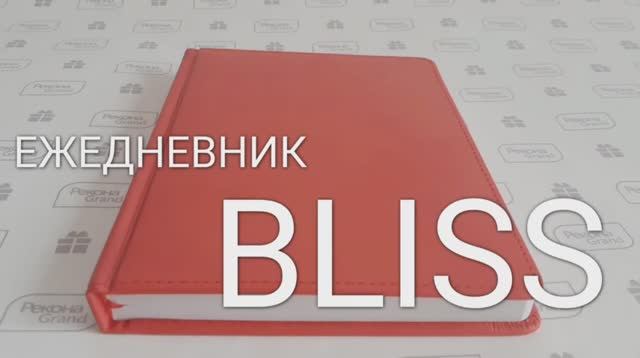 Ежедневник недатированный Bliss красный