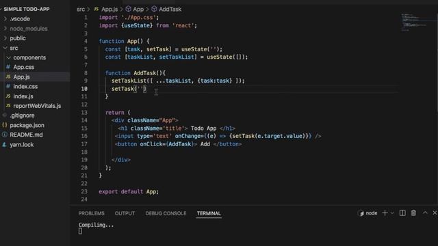 React Hooks , Todo App ( React JS for Beginners )